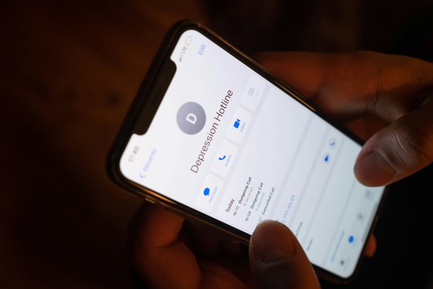 help hotline numbers available