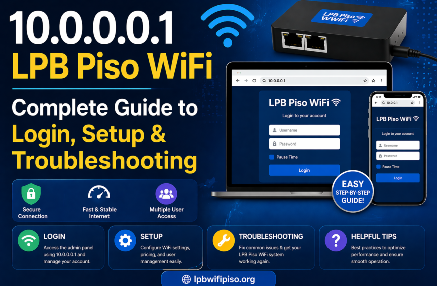 10.0.0.0.1 LPB Piso WiFi – Complete Guide to Login, Setup & Troubleshooting