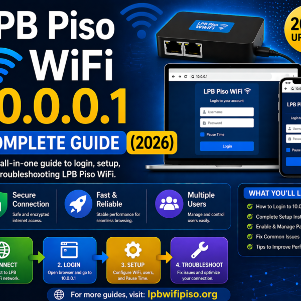 LPB Piso WiFi 10.0.0.1 – Complete Guide (2026)