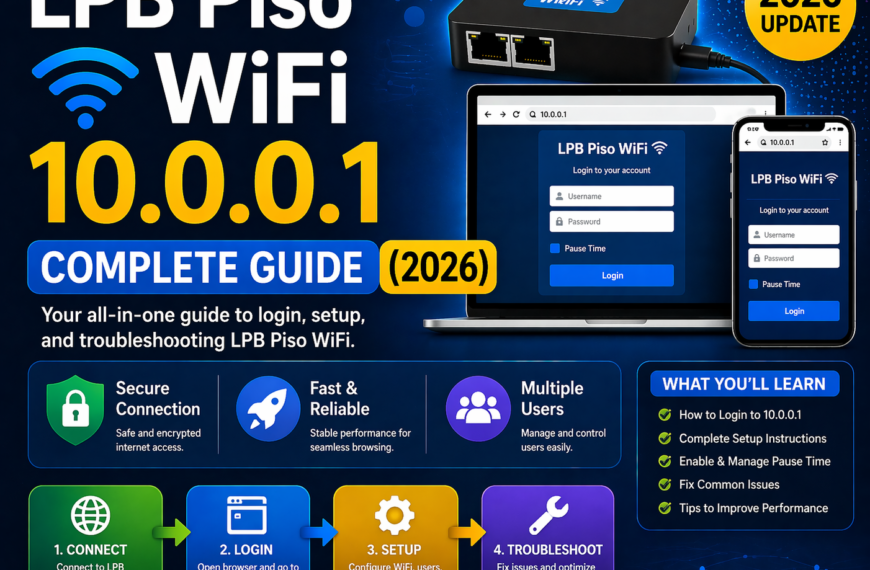 LPB Piso WiFi 10.0.0.1 – Complete Guide (2026)